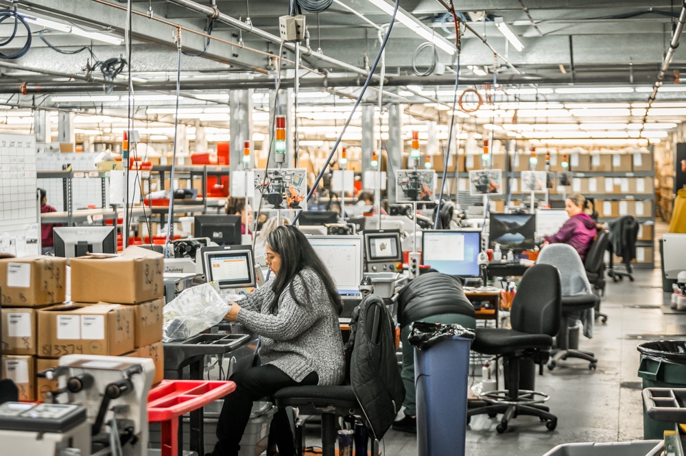 Person working in factory
